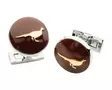 Laksen Pheasant Cufflinks BRG - Andre jaktklær - 5707953338932 - 1