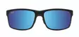 Maui Jim Pokowai Arch - Matt Black Frame with Blue Hawaii Lens - Plastlinser - MM439-002 - 2
