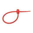Mikado Silicone Clamp Strap 21,5cm Red - Stangbeskyttere, stropper & deler - 5900637156802 - 2