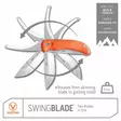 Outdoor Edge SwingBlade Orange - Jaktkniver - 743404200842 - 2