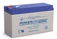 PowerSonic AGM 12V 7Ah F1 - Båtbatterier - 0840319500002 - 1