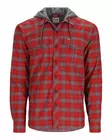 Simms ColdWeather Hoody Auburn Red MC Plaid - Skjorter - 694264624692 - 1