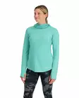 Simms Women's SolarFlex Cooling Hoody Gulf Blue - Skjorter - 694264606292 - 2
