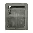 Tasmanian Tiger W-Pouch A5 WR Stone Grey Olive - Lommer til plate carriers - 4013236396522 - 2