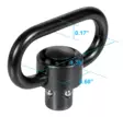 UTG Steel QD Sling Swivel 1.38" Loop - Remfester og -beslag - 4712274526822 - 2