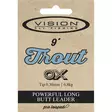 Vision Trout Leader 9' - Avsmalnende Nylon-fortommer - 6417512300902 - 3