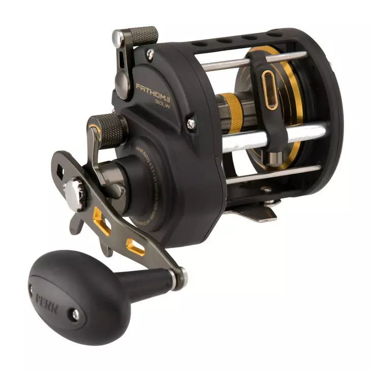Penn Fathom II 30 Level Wind - Trolling- & spakbremsesneller - 031324039032 - 1
