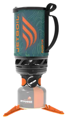 Jetboil Flash 1,0L - Ocean Topo - Campingovner - 850019774672 - 1