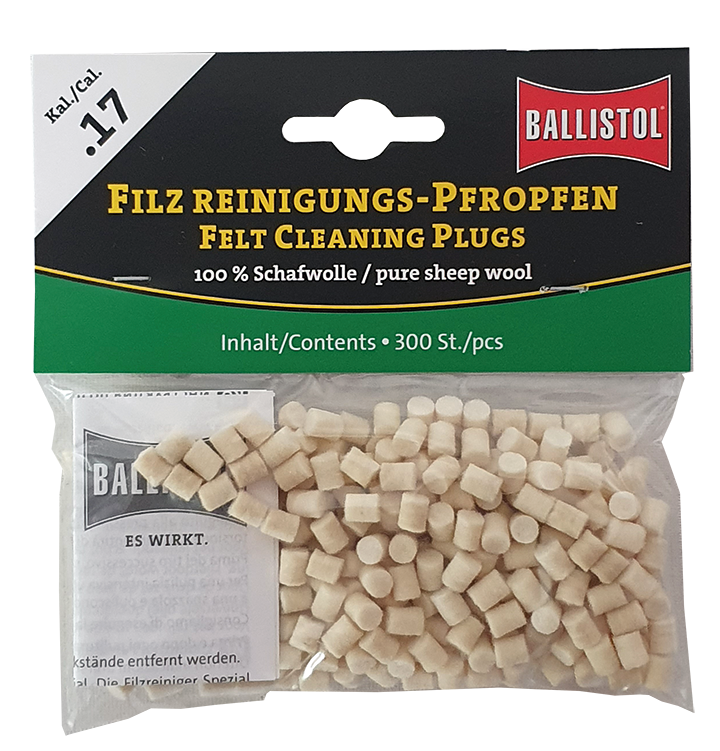 Ballistol Cleaning Felts 300pcs - Andre våpenvedlikeholdsprodukter - 4017777231892 - 1