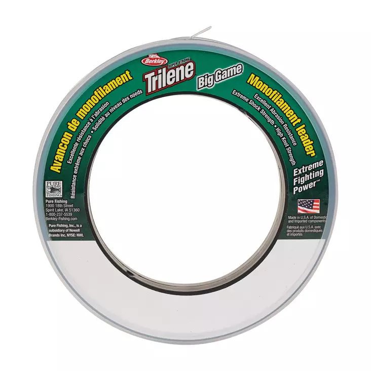 Berkley Big Game Mono Leader 30lb 50m - Fluorocarbon- & monofortom - 028632186862 - 1