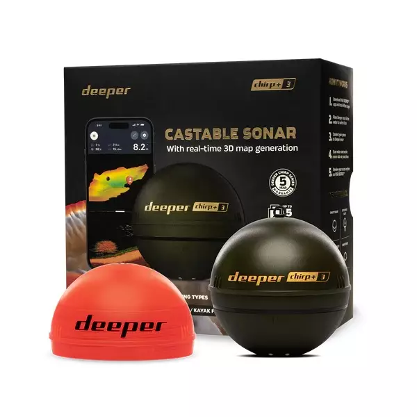 Deeper Smart Sonar CHIRP+ 3 - Deeper ekkolodd og tilbehør - 4779032950992 - 1