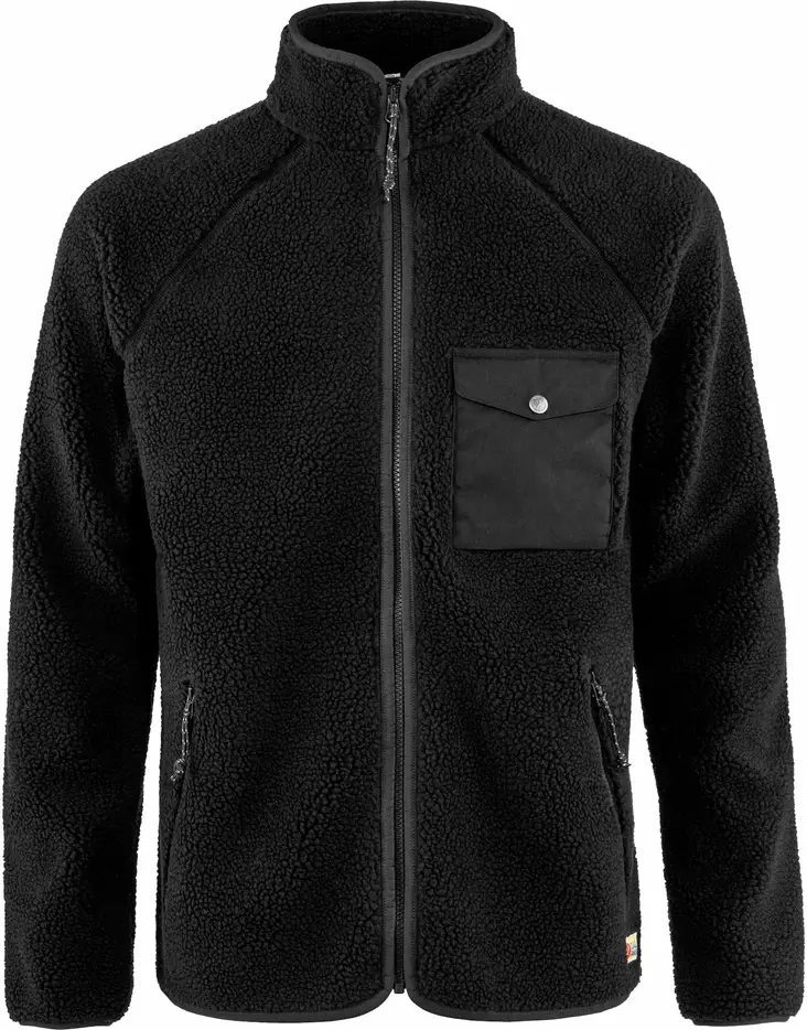 Fjällräven Vardag Pile Fleece M Black - Jakt- og elgvester - 7323450731892 - 1