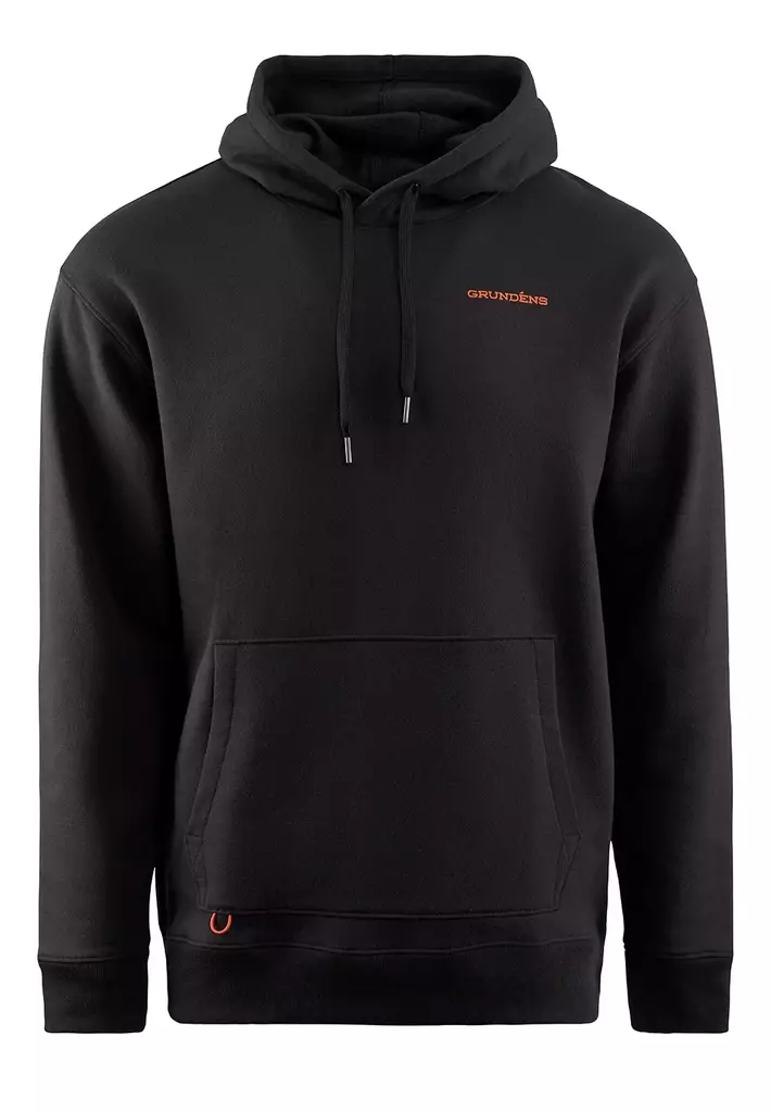 Grundens Displacement DWR Hoodie SL Fisherman Black - Hettegensere - 0840316341172 - 1