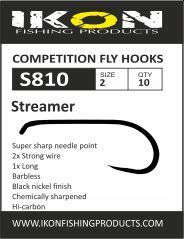 Ikon S810 Barbless Streamer - Strømmekroker - 6430077071612 - 1