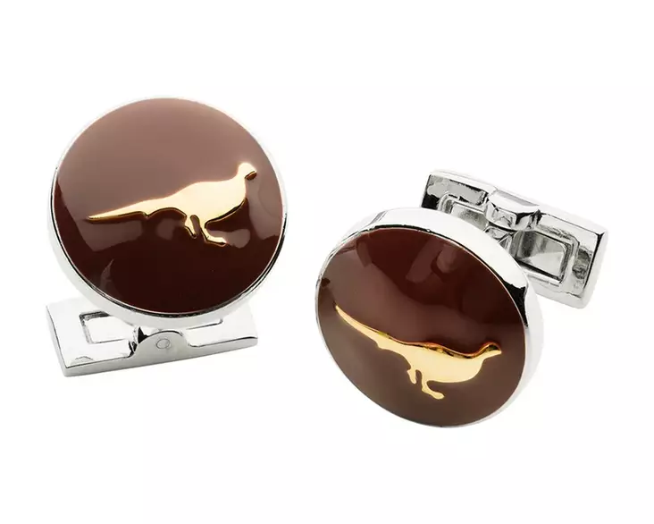 Laksen Pheasant Cufflinks BRG - Andre jaktklær - 5707953338932 - 1