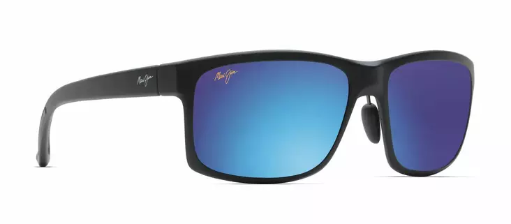 Maui Jim Pokowai Arch - Matt Black Frame with Blue Hawaii Lens - Plastlinser - MM439-002 - 1