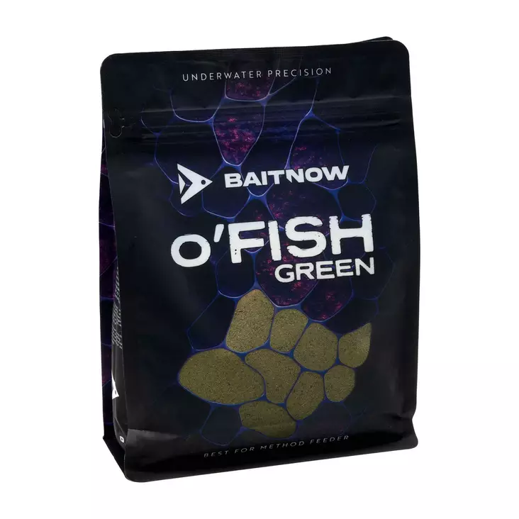 Mikado BaitNow Method Groundbait O'Fish Green 800g - Lokkefôr for feeder & method - 5900637150282 - 1