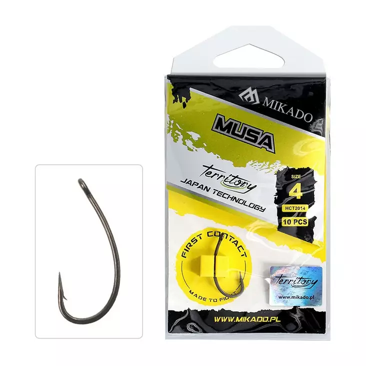 Mikado Territory Musa Teflon - Curve shank-kroker - 5900637720102 - 1