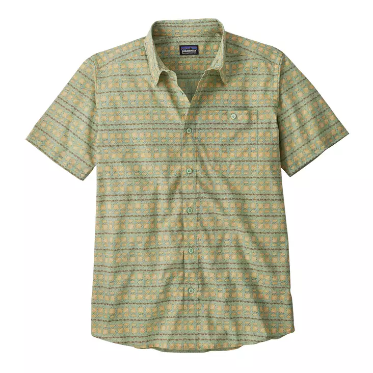 Patagonia Mens Go To Shirt Rinsed Green - Skjorter - 196924991422 - 1
