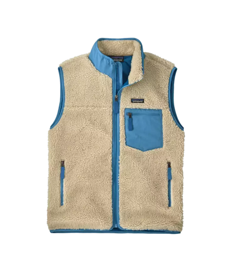 Patagonia M´s Classic Retro X Vest Dark Natural with Shore Blue - Mellomjakker - 198077803492 - 1