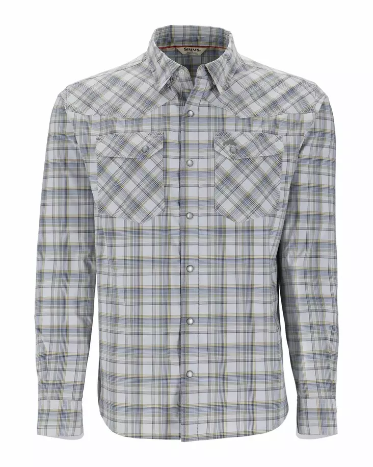Simms Brackett Shirt Sterling Plaid - Skjorter - 694264669792 - 1