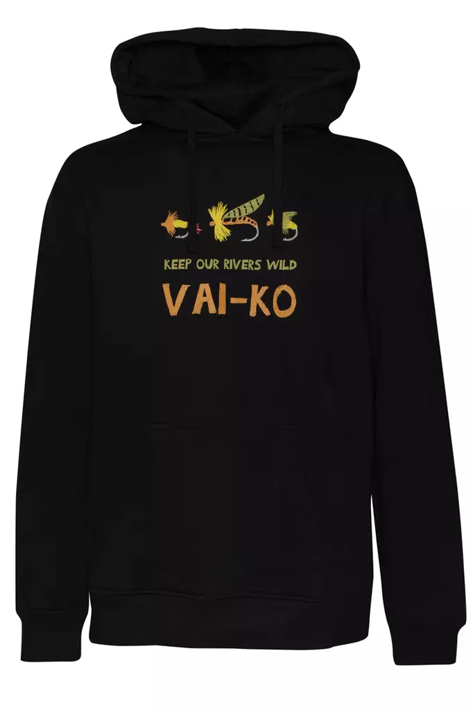 VAI-KO Flyfisher Hoodie Black - Hettegensere - 6430072388852 - 1