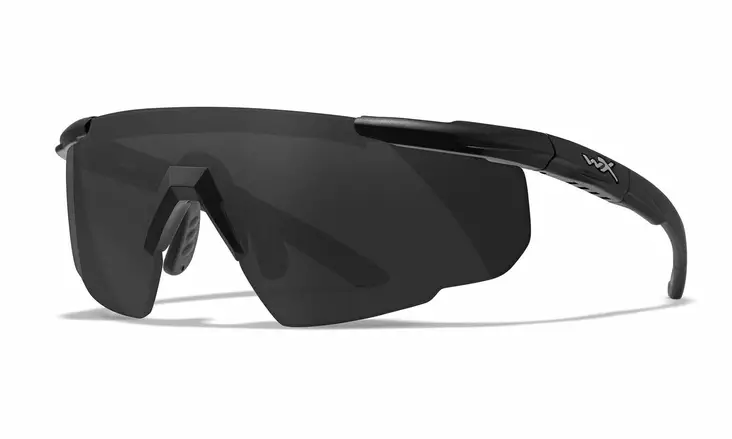 Wiley X Saber Advanced Ballistic Eyewear - Matte Black Frame - Skyteglass - 712316003032 - 1