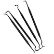 Birchwood Firearm Cleaning Picks 4pcs - Våpenrengjøringssett - 029057411133 - 1