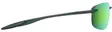 Maui Jim Hookipa Ultra - Metal Matte Green Frame with Maui Green Lens - Plastlinser - 603429081423 - 3