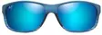 Maui Jim Kaiwi Channel - Blue Black Stripe Frame with Blue Hawaii Lens - Glasslinser - 603429067373 - 2