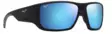 Maui Jim Keha Black Matte Blue Hawaii - Glasslinser - 603429079673 - 1