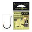 Mikado Golden Point Chinu with Ring 10 pcs - Kroker med øye & spade - 5900637616313 - 1
