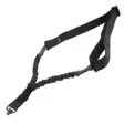 UTG Single Point Bungee Sling with QD Sling Swivel Black - Taktiske våpenreimer - 4717385552333 - 1
