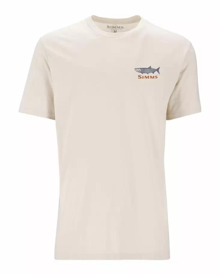 Simms Tarponwear T-Shirt Natural - T-skjorter herre - 694264678503 - 2