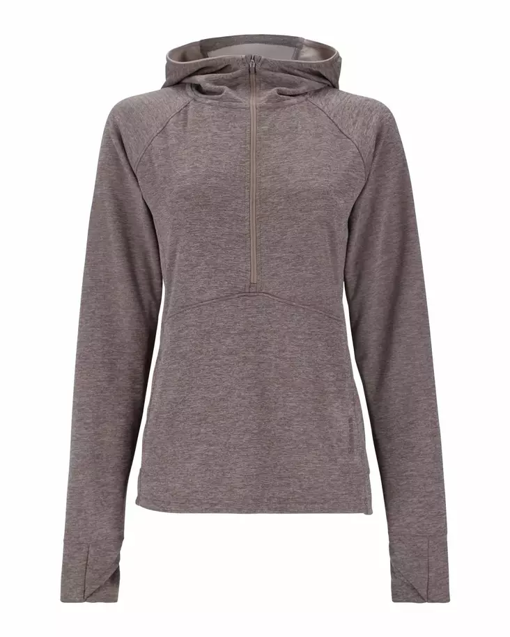Simms Womens Bugstopper Hoody Heron Heather - Hettegensere - 694264679593 - 1