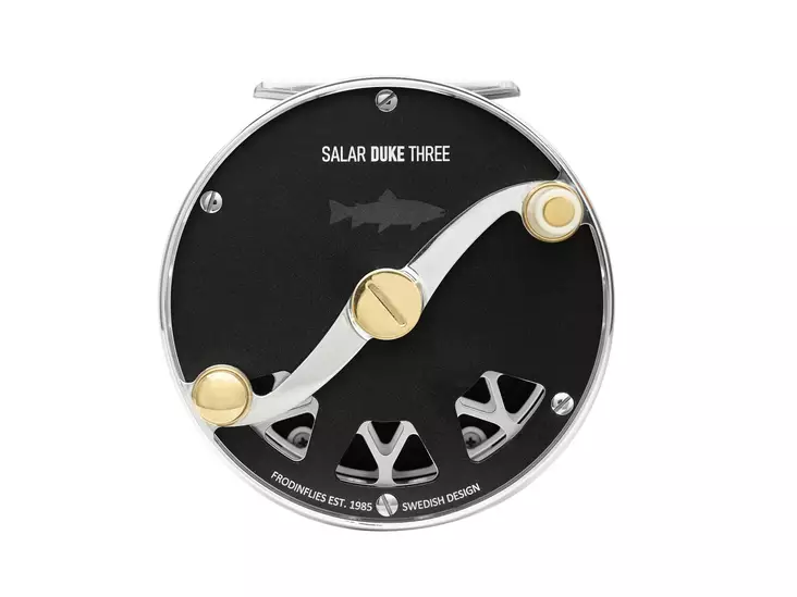 Frödinflies Salar Duke Reel - Matte Black - Andre fluesneller - 7340154614283 - 1