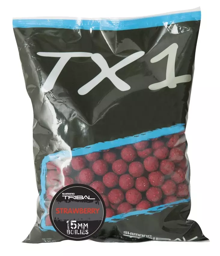 Shimano TX1 Boilie Strawberry 20mm - Livsmat - 8717009851183 - 1