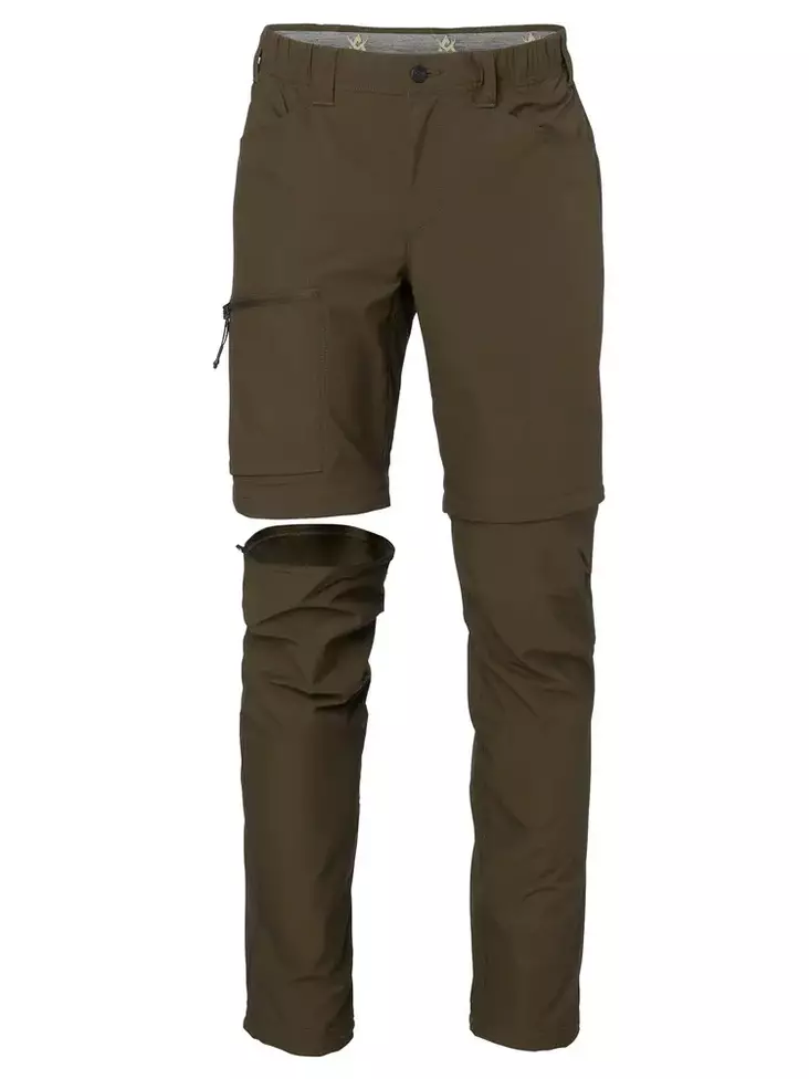Alaska Chaser Lite Ms Zip Off Pants Solid Brown - Herrebukser for jakt - 6438347062643 - 1