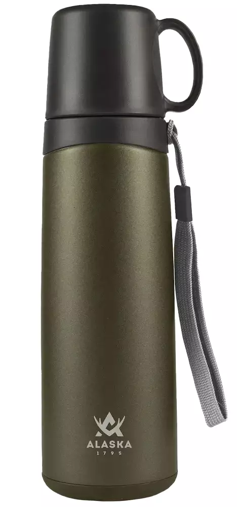 Alaska Termos Bottle 0.52L Green - Ulike jaktprodukter - 6438347046643 - 1