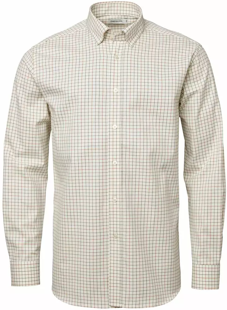 Chevalier Luton Shooting Fit Shirt Men Amber Tattersall - Jegertrøyer - 808491169523 - 1
