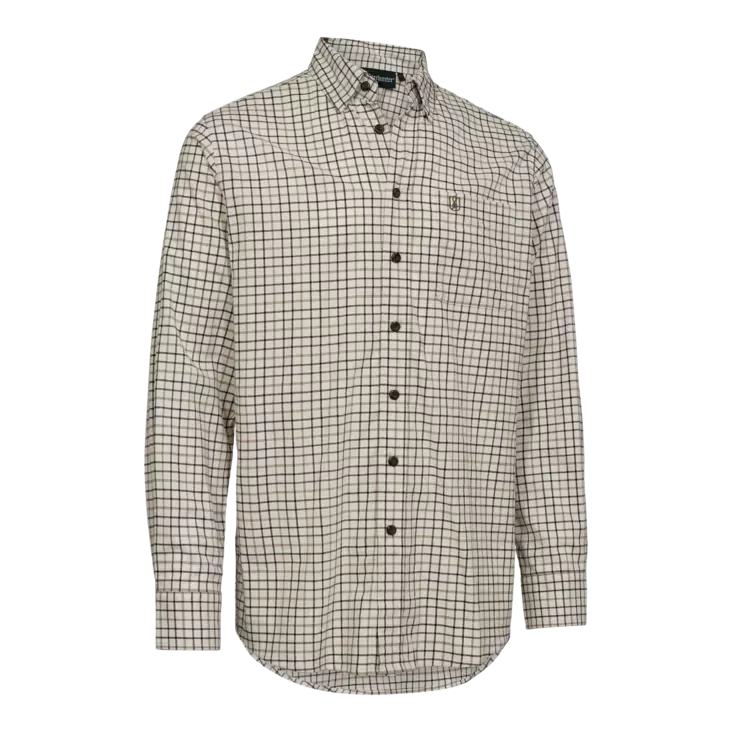 Deerhunter Gavin Shirt Beige Check - Jegertrøyer - 5702827236833 - 1