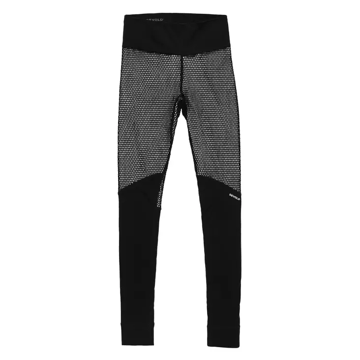 Devold Wool Mesh Pro Longs Women's Black - Underbukser - 7028567755013 - 1