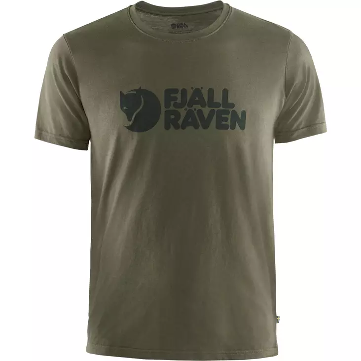 Fjällräven Logo T-shirt M Dark Olive - T-skjorter herre - 7323450606053 - 1
