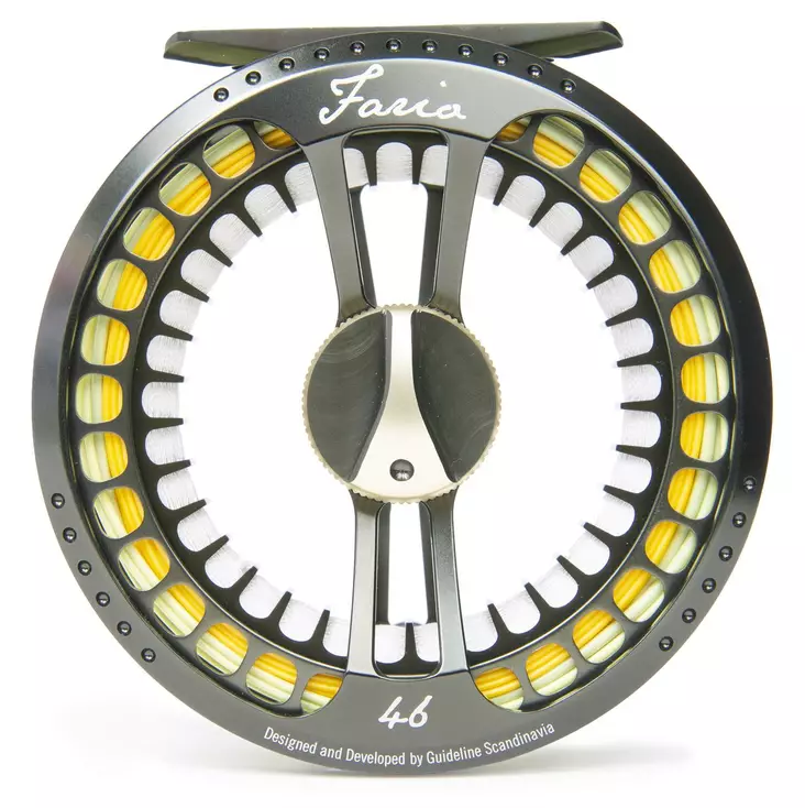 Guideline Fario LW Dark Grey Green / Gold - Guideline fluesneller - 7033841073103 - 1
