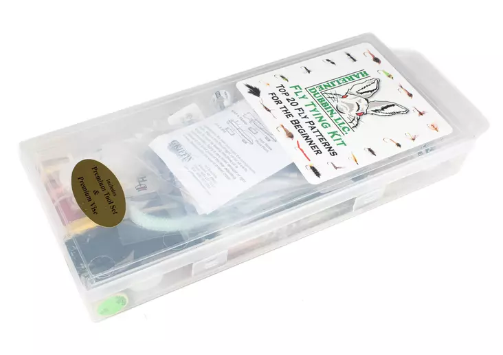 Hareline Fly Tying Kit w Premium Tools and Vise - Bindesatser - 762820168703 - 1