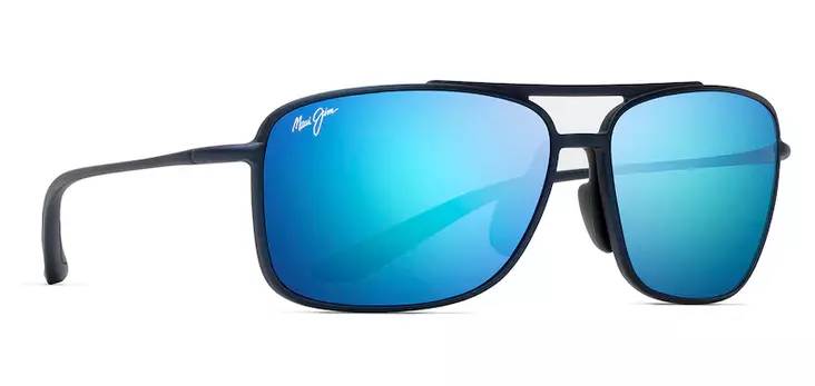 Maui Jim Kaupo Gap - Matte Black Frame with Blue Hawaii Lens - Plastlinser - 603429049973 - 1