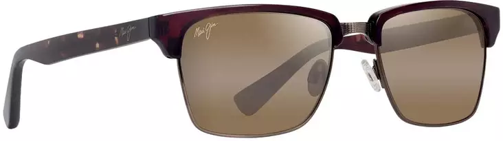 Maui Jim Kawika XL - Shiny Reddish Havana Frame with HCL Bronze Lens - Plastlinser - 603429093723 - 1