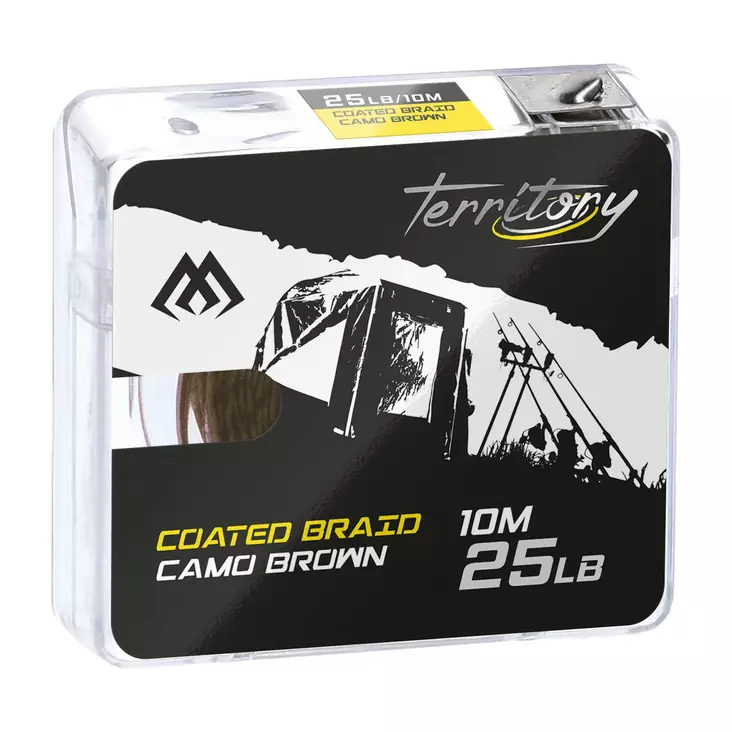 Mikado Coated Braid 10m Camo Brown - Belagt flettefortom - 5900637012283 - 1
