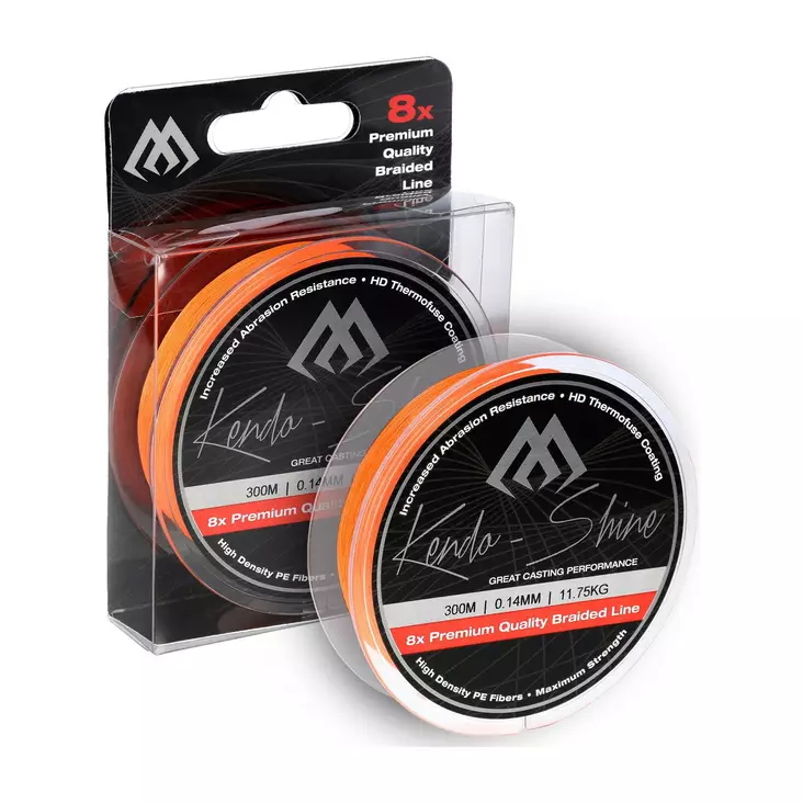 Mikado Kendo Shine 2100m Fluo Orange - Flettesnøre - 5900637050773 - 1