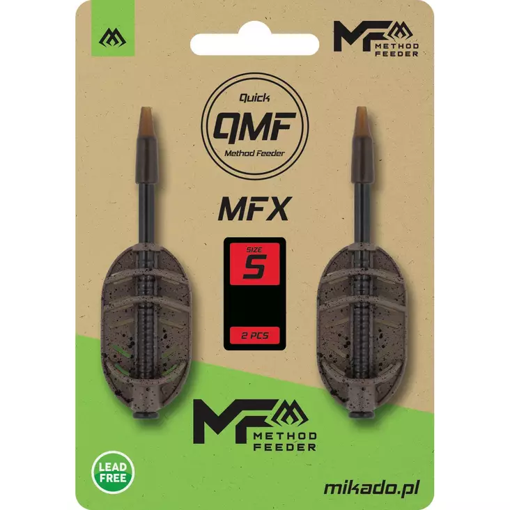 Mikado Method Feeder MFX Q.M.F. S 2 pcs - Flate & hybrid method feedere - 5900637157373 - 1